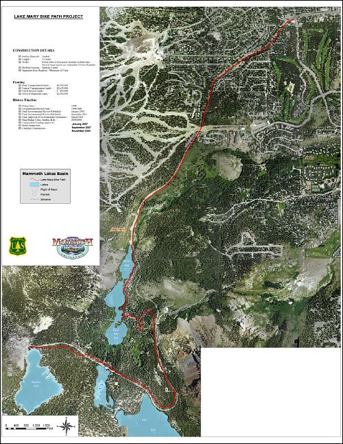 Lake Mary Road Bike Path Project Map  (806KB)