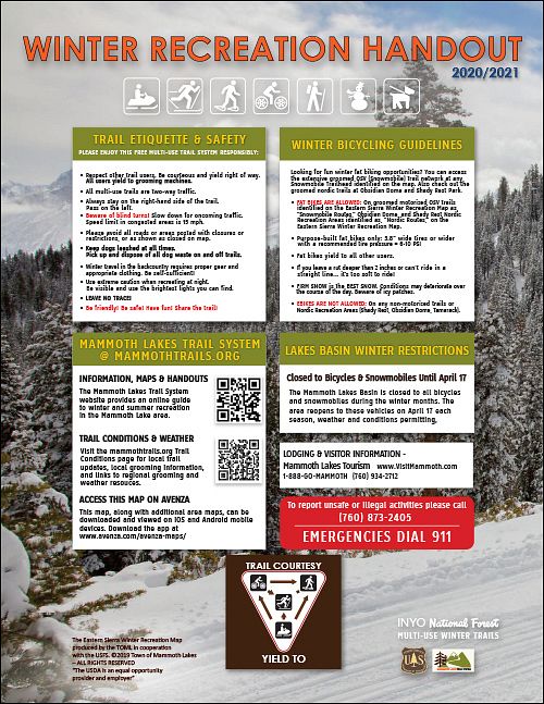 Winter Recreation Maps