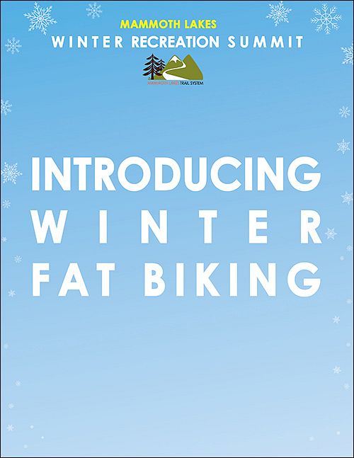 Introducing Winter Fat Biking