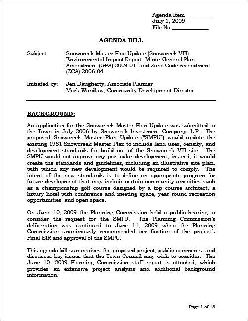 Town Council Agenda Bill -Item #6  (188KB)