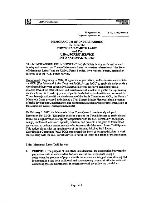 Town Council Agenda Bill - February 1, 2012 