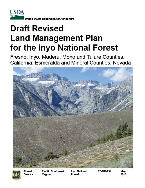 Inyo National Forest Management Plan - 2019