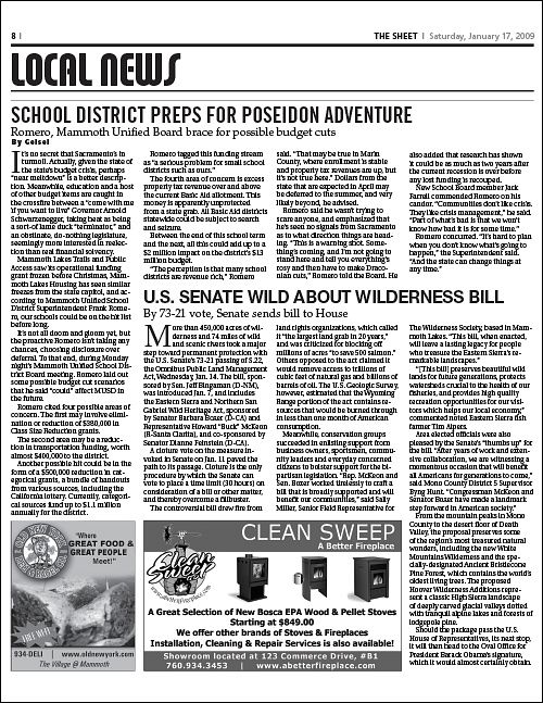 Press Jan 17, 2009 - The Sheet  (909KB)