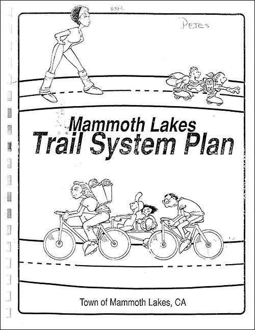 Town of mammoth lakes TRAILS PLAN - 1991