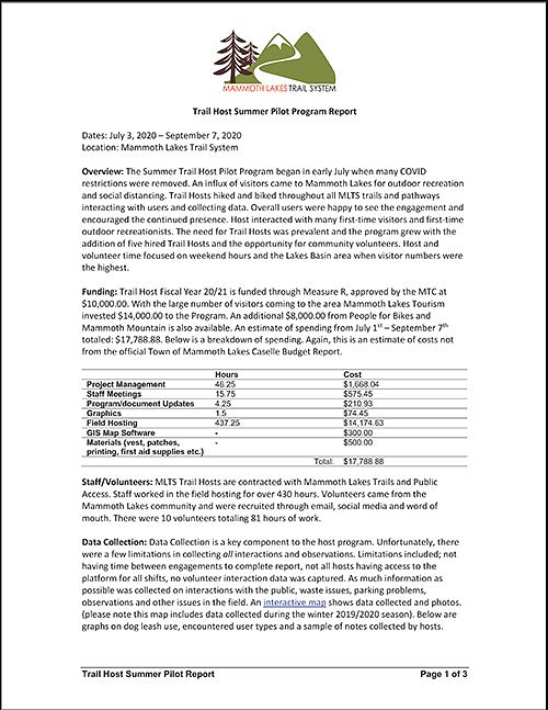 Summer 2020 Report